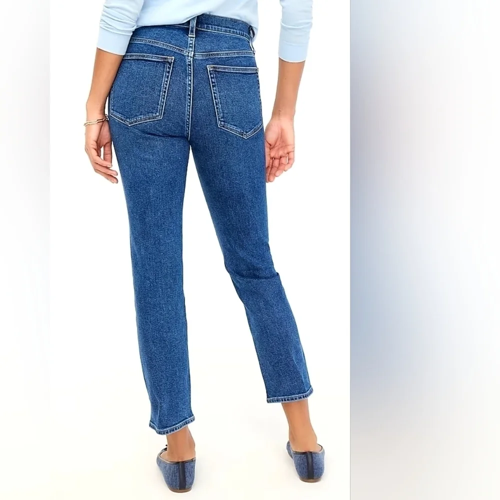 NWT J. Crew Essential Straight Leg All-Day Stretch Jeans - Picture 1 of 8